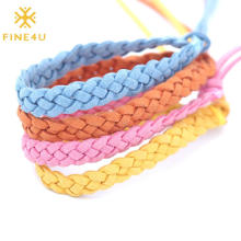 2021 New Trend Handmade Bohemian Multi Color Woven Friendship Rope Braided Bracelet